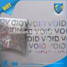 Etiqueta de segurança de holograma de segurança Custom Print